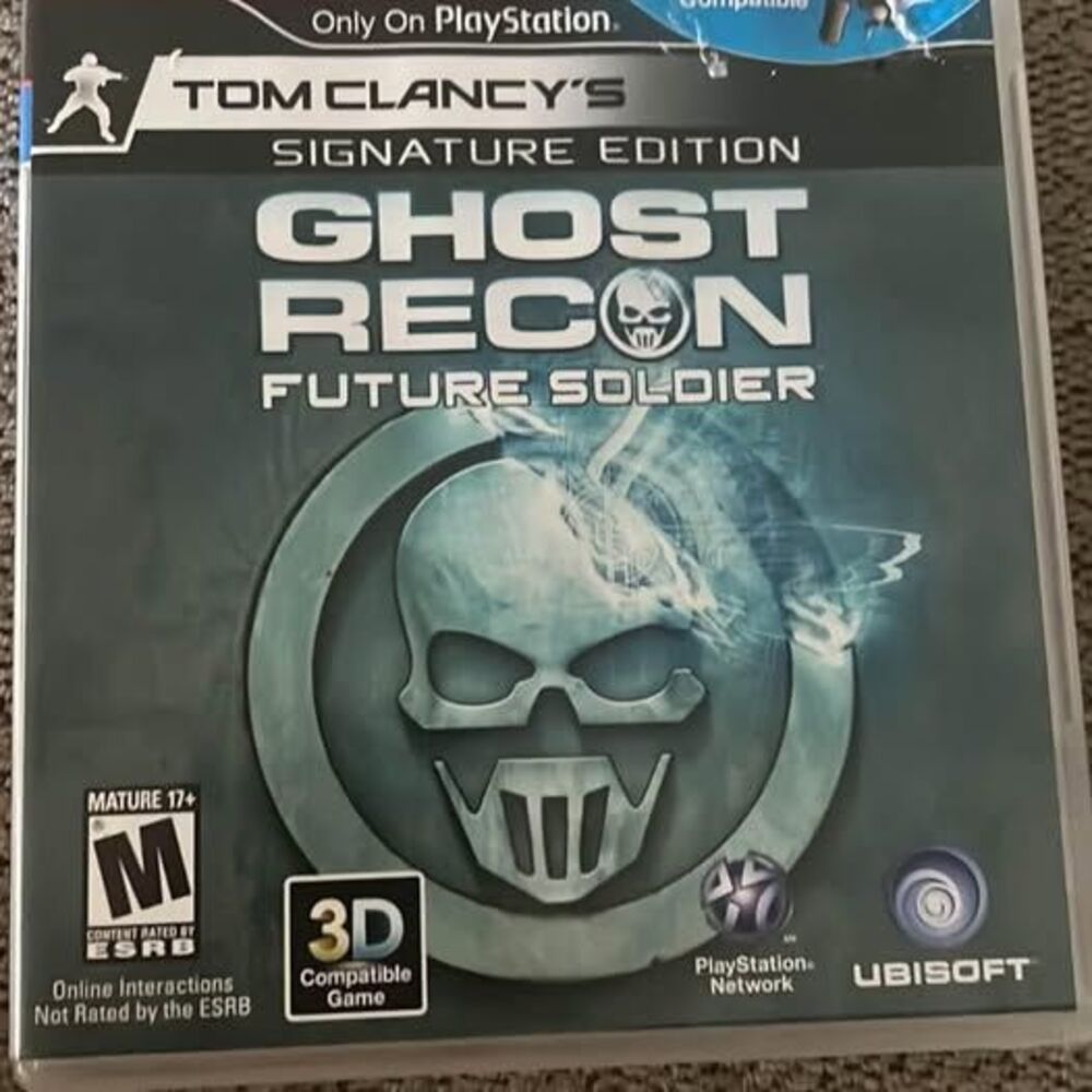 PS3 Tom Clancey’s Ghost Recon Future Soldier Game